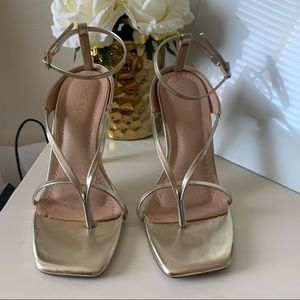 Gold Sandal Heels